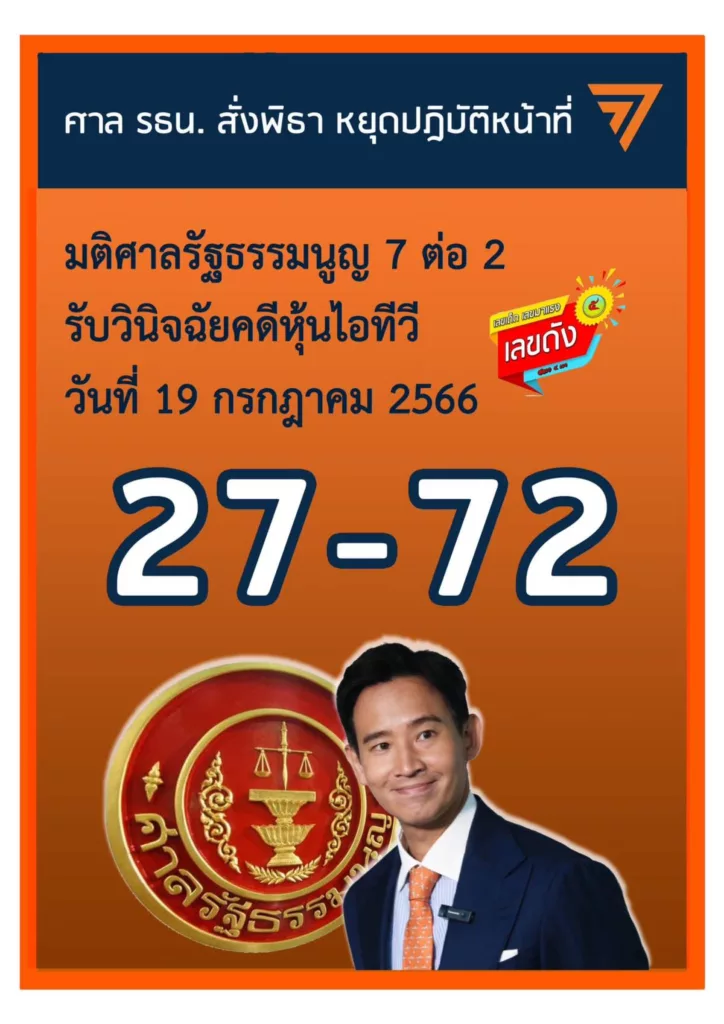 เลขดังพิธา